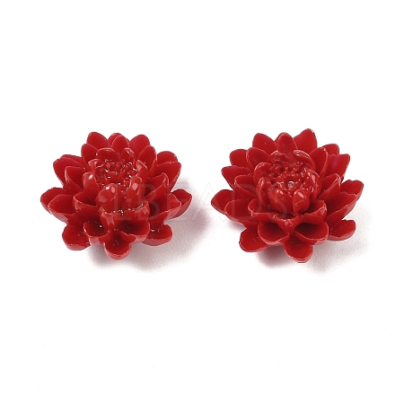 Dyed Synthetic Coral Carved Beads CORA-Z001-01B-1