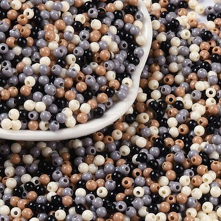 Opaque Acrylic Beads OACR-H118-07A-02-1