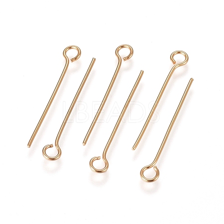 304 Stainless Steel Eye Pins A-STAS-L238-005H-G-1