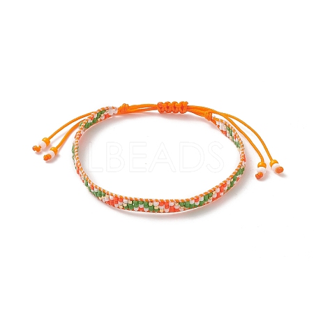 Handmade Japanese Seed Braided Bead Bracelets BJEW-MZ00020-02-1