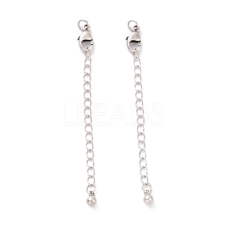 925 Sterling Silver Chain Extenders STER-D036-43AS-1