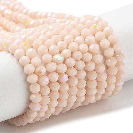 Opaque Glass Beads Strands LS-EGLA-A035-P3mm-L05-1