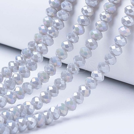 Electroplate Glass Beads Strands LS-EGLA-A034-P2mm-B11-1