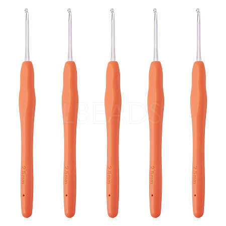 TPR Handle Aluminum Crochet Hook Needles TOOL-TA0001-13F-1