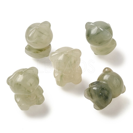 Natural Jade Carved Beads G-P550-14C-1