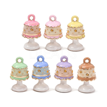 Alloy Enamel Pendants AL-CBA90C6-04-1