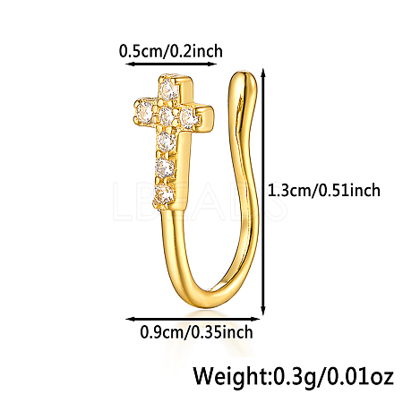 S925 Silver Flower Butterfly Rabbit Star Nose Clip Fashion Jewelry MA2524-5-1