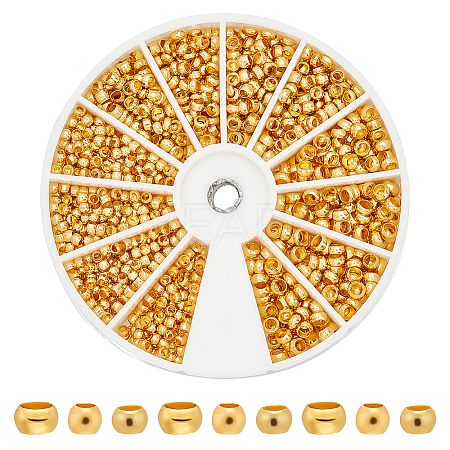 Brass Crimp Beads KK-PH0035-29G-1