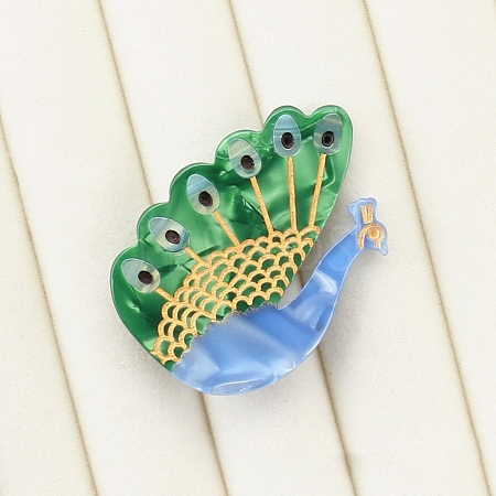 Cute Cellulose Acetate(Resin) Alligator Hair Clips PW-WG95920-13-1