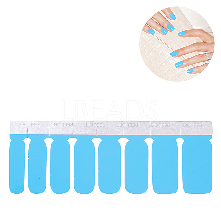Solid Color Full Cover Best Nail Stickers MRMJ-T039-01I-1