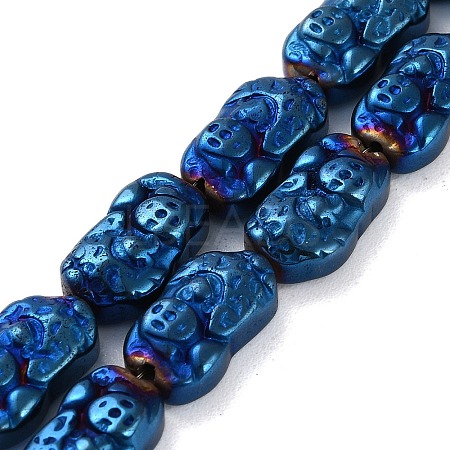 Electroplated Synthetic Non-magnetic Hematite Beads Strands G-F767-03A-1