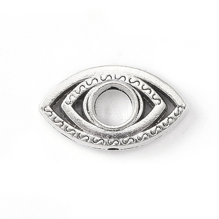 Tibetan Style Alloy Bead Frame LS-TIBE-WH0002-08AS-1