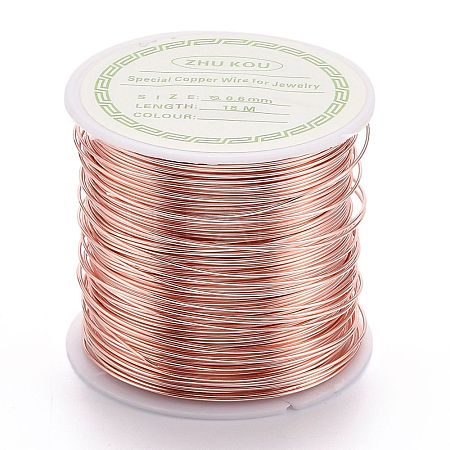Copper Wire Copper Beading Wire for Jewelry Making CWIR-F001-N-0.6mm-1