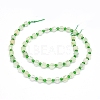 Grade AA Natural Prehnite Beads Strands G-O201B-36-2