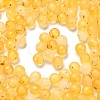 Frosted Transparent Acrylic Beads X1-OACR-F013-13I-1