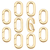  10Pcs Brass Spring Gate Rings KK-PH0005-23-1