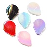 UV Plating Iridescent Acrylic Beads OACR-G039-13-1