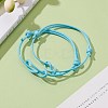 Adjustable Korean Waxed Polyester Cord Bracelets Sets BJEW-JB06182-04-2