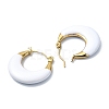 Ion Plating(IP) Golden 304 Stainless Steel Donut Hoop Earrings EJEW-G375-03G-01-2