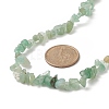 Natural Green Aventurine Chip Beaded Necklaces with 304 Stainless Steel Lobster Claw Clasp & Chain Extender NJEW-JN04225-04-2