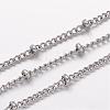 304 Stainless Steel Curb Chains CHS-K004-12P-0.6mm-1