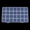 Transparent Plastic Bead Containers X1-CON-YW0001-13-1