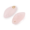 Natural Rose Quartz Pendants STAS-P380-80G-02-2