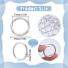 Zinc Alloy Spring Gate Rings FIND-SP0001-08D-2