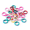 30Pcs Handmade Polymer Clay Finger Rings RJEW-TA0001-11A-3