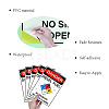 Waterproof PVC Warning Sign Stickers DIY-WH0237-011-3