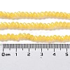 Baking Paint Imitation Jade Glass Bead Strands DGLA-A034-J4MM-A24-3