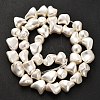 Electroplated Shell Pearl Beads Strands BSHE-C009-01B-3