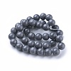 Natural Mashan Jade Beads Strands G-I227-01-10mm-A05-2