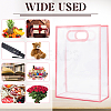 12Pcs Rectangle Plastic Gift Bags ABAG-SP0001-07A-5