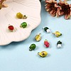 18Pcs Imitation Fruit Charm Pendant Mixed Enamel Fruits Charms Mixed Shape Pendant for Jewelry Necklace Bracelet Earring Making Crafts JX185A-4