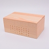 Rectangle Unfinished Wooden Box OBOX-WH0005-06-1