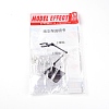 Plastic Stand Base Action Figure Display Holder ODIS-WH0018-87B-2