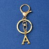 304 Stainless Steel Initial Letter Charm Keychains KEYC-YW00005-01-1