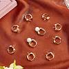 Beebeecraft 10Pcs Brass Hoop Earring Findings KK-BBC0003-86-5