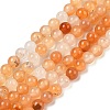 Natural Red Agate Beads Strands G-A248-A06-01-1