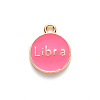 Alloy Enamel Pendants X-ENAM-S124-01A-03K-3