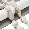 Natural White African Opal  Beads Strands G-NH0005-B11-01-2