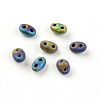 2-Hole Seed Beads GLAA-R159-M604-2