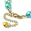 Glass Imitation Pearl Beaded Bracelets for Women BJEW-JB10034-03-4