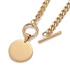 304 Stainless Steel Pendant Necklaces NJEW-L458-041G-6