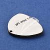 Density Board Blank Heat Transfer Earring Pendants WOOD-TAC0010-20-2