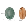 Natural & Synthetic Mixed Stone Cabochons G-H1596-40x30x8mm-M-2