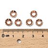 Brass Rhinestone Spacer Beads RB-A020-7mm-01RG-3
