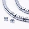 Electroplate Non-Magnetic Synthetic Hematite Beads Strands G-F510-03P-4mm-1