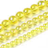 Electroplate Transparent Glass Beads Strands LS-GLAA-T032-T6mm-AB12-4